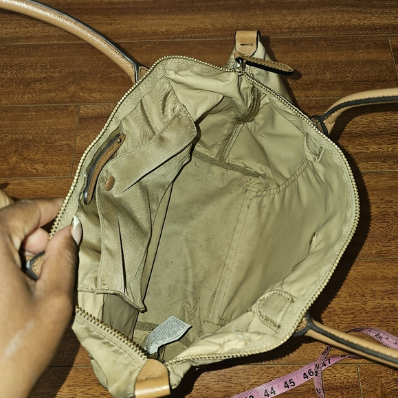 Banana Republic Mini Nylon Tote Bag Light Sand Dune - Picture 9 of 14